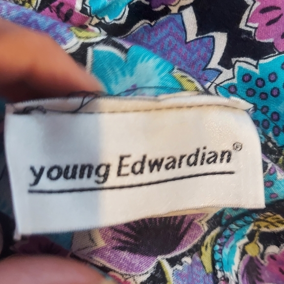 Young Edwardian‎ Vintage Floral Dress - Picture 4 of 7